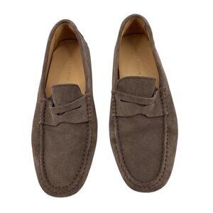 Jack Erwin Men’s Size 8 Beige Brown Suede Driving Loafers Portugal
